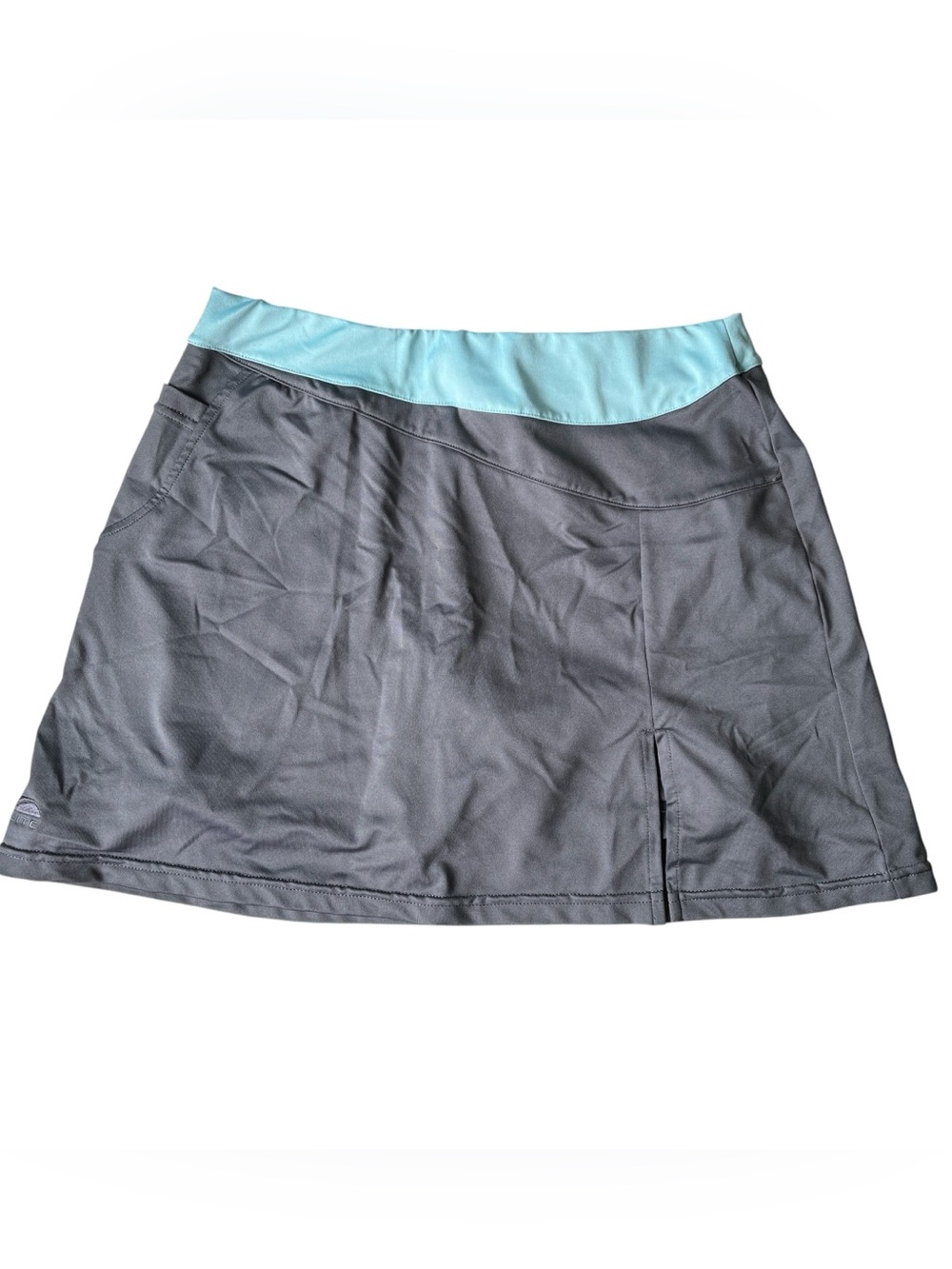 GoLite grey pale blue workout skort pocket size medium